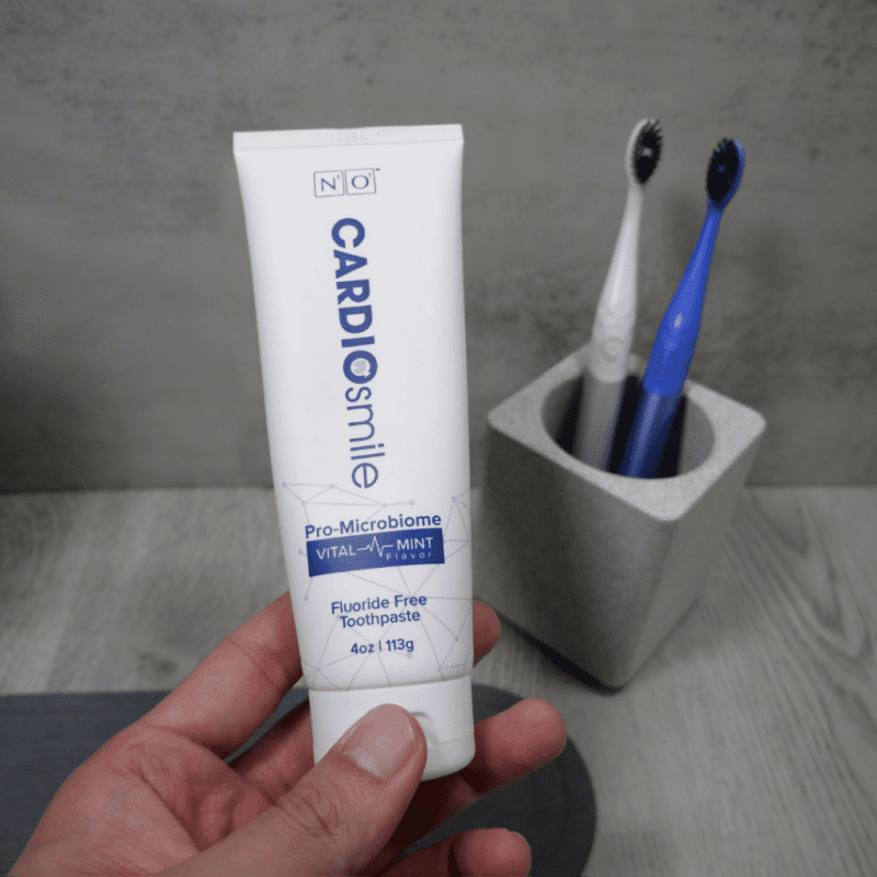 n1o1 cardiosmile nitric oxide toothpaste oral health