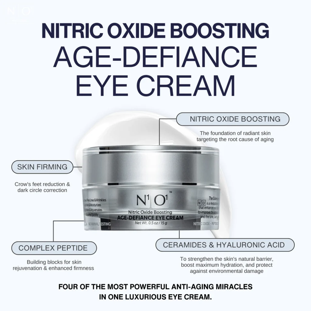 N1o1 nitric oxide age defiance eye cream benefits
