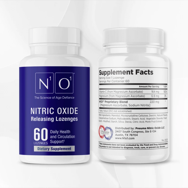 N1O1 nitric oxide nitric oxide nitric oxide lozenges