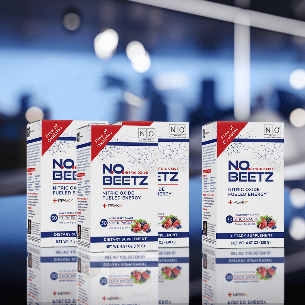 Nitric Oxide N.O. Beetz supports healthy blood circulation and blood pressure by Dr. Nathan Bryan