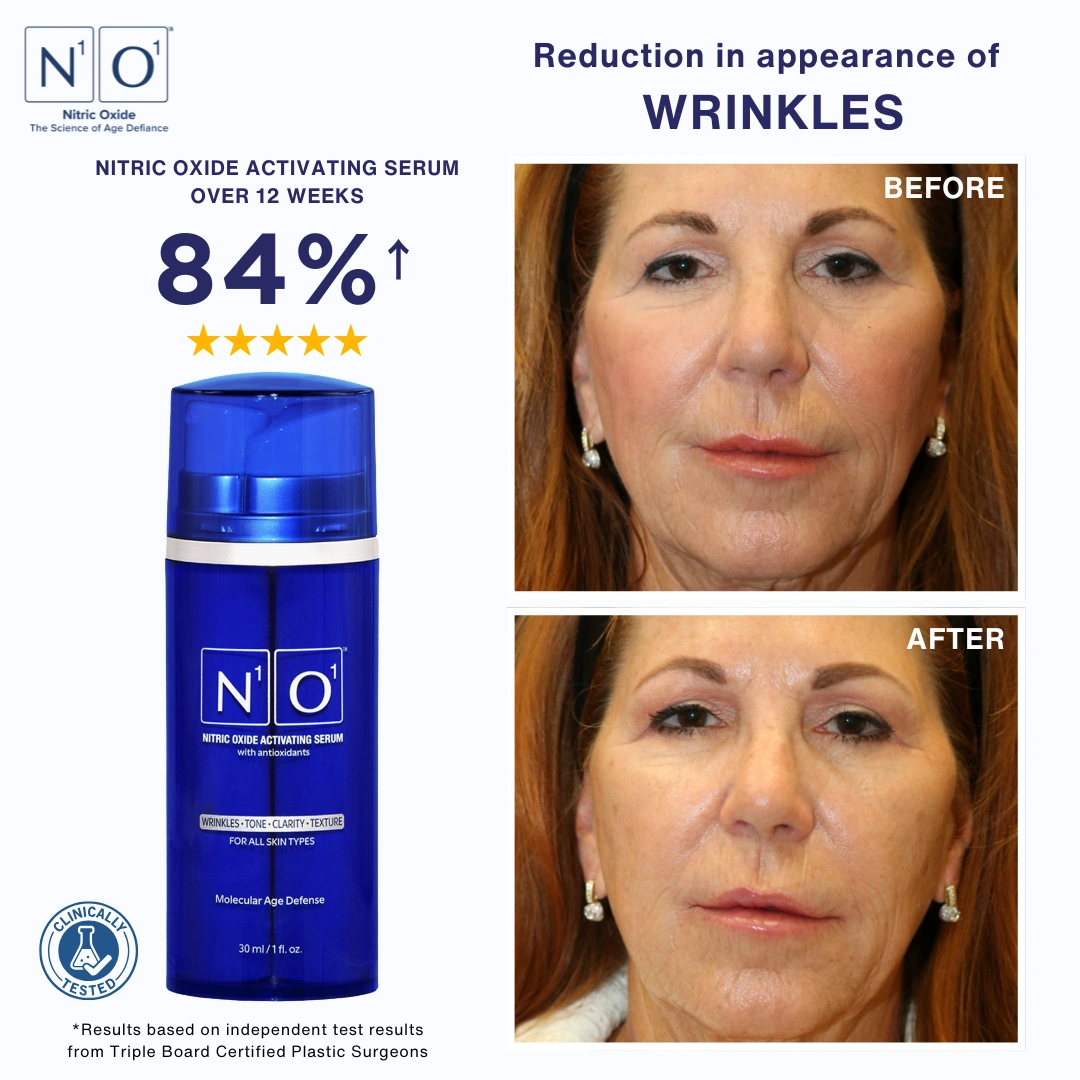 N1O1 nitric oxide skin health and rejuvenation